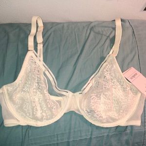 Demi Coverage Unlined Bra 36C